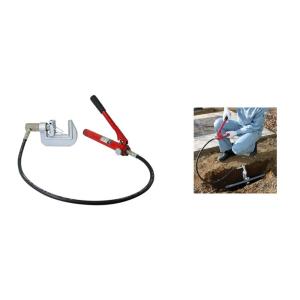 育良精機 パイプ断水機 圧着機 ISK-50AH2 手動油圧式パイプ圧着機