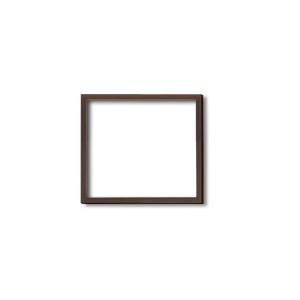 〔角額〕木製正方額・壁掛けひも 5767 150角(150×150mm)「ブラウン」｜kouentaillc