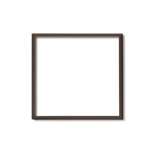 〔角額〕木製正方額・壁掛けひも 5767 300角(300×300mm)「ブラウン」｜kouentaillc