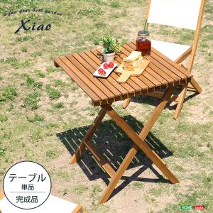 人気の折りたたみガーデンテーブル（木製）アカシア材を使用 | Xiao-シャオ-｜kouentaillc