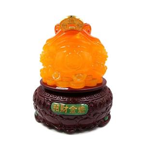 丸玉 キャッツアイ ホワイト 人工石 猫目石 開運グッズ インテリア