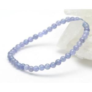 1点物】多色性の結晶美！ タンザナイト 7mm ブレスレット _MA6743