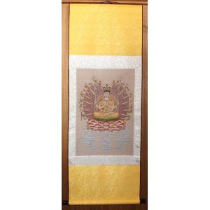 掛軸 寿老人 七福神 掛軸｜絹 掛け軸 寿老人 七福神 風水アイテム