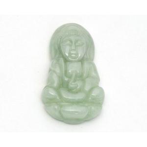 翡翠 お守り 布袋様 ジェイド ミャンマー 原石 天然石 七福神 布袋