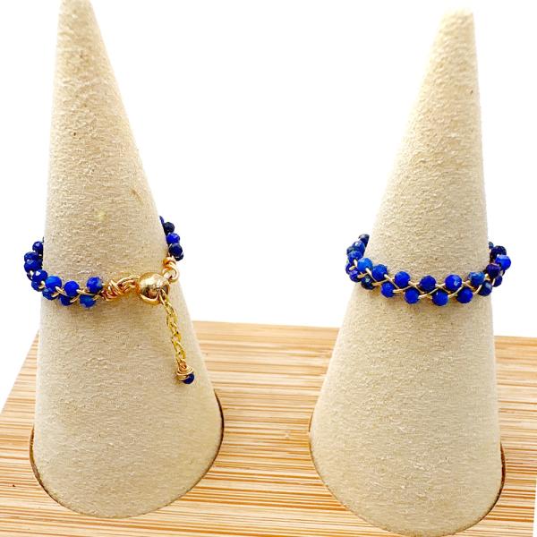 パワーストーン リング ラピスラズリ リング 天然石 指輪 天然石 リング 水晶 指輪 ラピスラズリ...