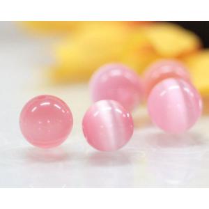 パワーストーン バラ売り ピンクキャッツアイ AAA 天然石ビーズ 10mm 1粒 粒売り バラ売り 天然石　
