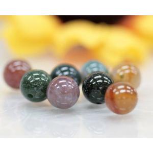 レッドジャスパー 10mm丸玉 穴あり 1粒売り 天然石 パワーストーン