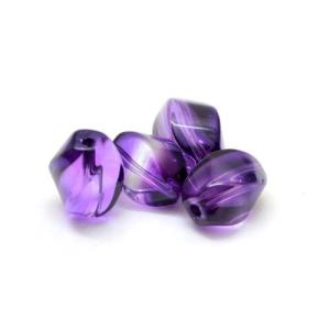 アメジスト クラック水晶 天然石 ブレスレット パワーストーン 癒し