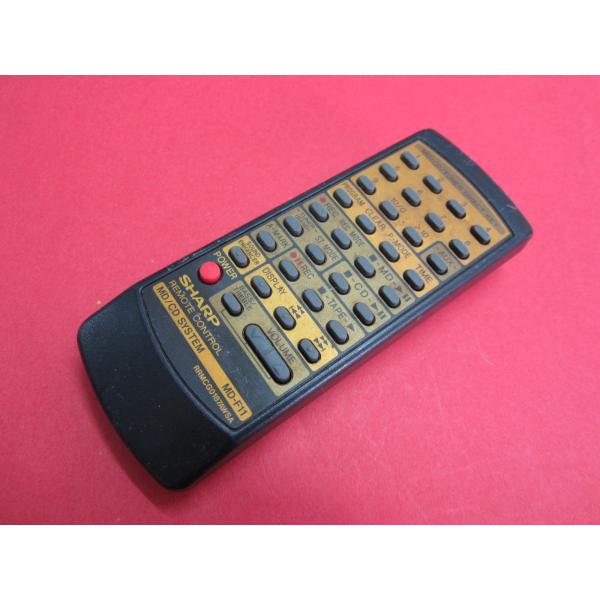 HRX-8■シャープ (MD-F11用) オーディオリモコン RRMCG0187AWSA 動作保証