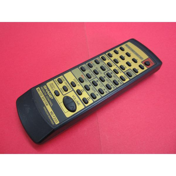 RAB-6■SHARP　ダブルMD/CDラジカセ　MD-F200　オーディオリモコン　RRMCG01...