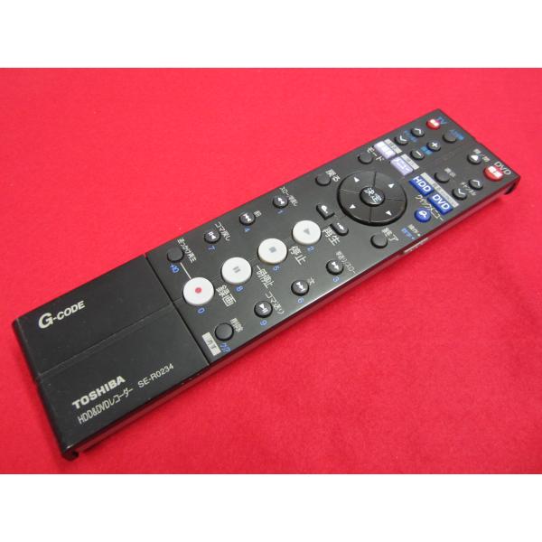 RAC-4■東芝 (AK-G300用) HDD・DVDリモコン SE-R0234 動作保証