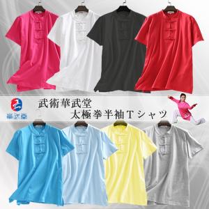 カッコイイ中国武術デザインＴシャツ！武術太極拳半袖Ｔシャツ