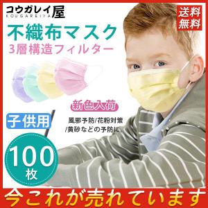 期間セール 使い捨てマスク 100枚 最安価挑戦 不織布マスク  簡易包装 小顔用 子供用 小さめサイズ 3層構造フィルター  使い捨て ホワイト 花粉 ほこり