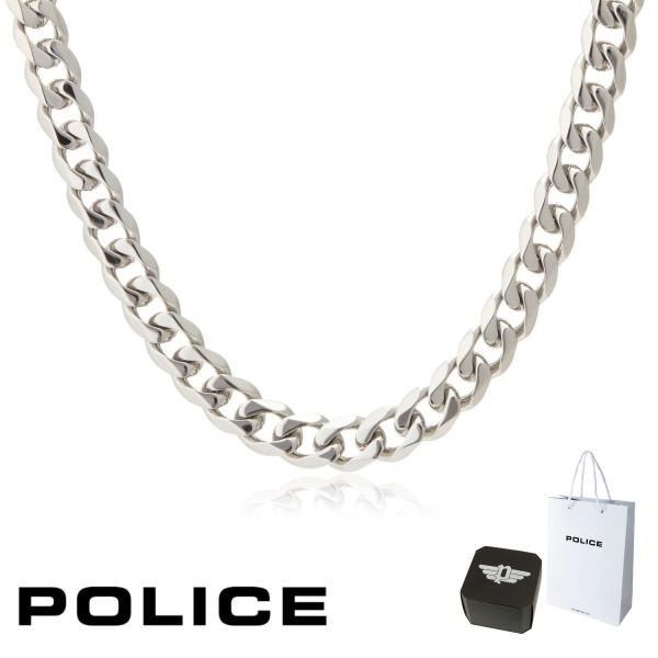 新品 正規品 ポリス POLICE チェーン ネックレス 喜平 SIN シン 25490PSS 25...