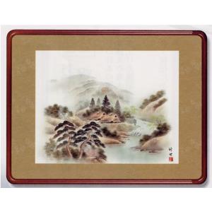 伊藤正、【岩山（小樽赤岩）】、希少な画集より、新品高級額・額装付 伊藤正、【岩山（小樽赤岩）】、希少な画集より、新品高級額・額装付