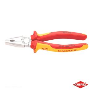 KNIPEX 0306-200 絶縁ペンチ 1000V (SB)｜kougu-tuhan