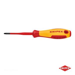 KNIPEX 9825-01SLS スリム絶縁ドライバー(マイナス/ポジドライフ｜kougu-tuhan