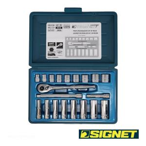 SIGNET 12620 3/8DR 20PC インチ ソケットレンチセット｜kougu-tuhan