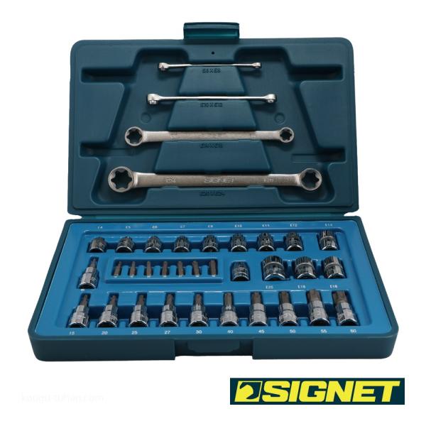 SIGNET 12835 3/8DR ヘクスローブソケットセット