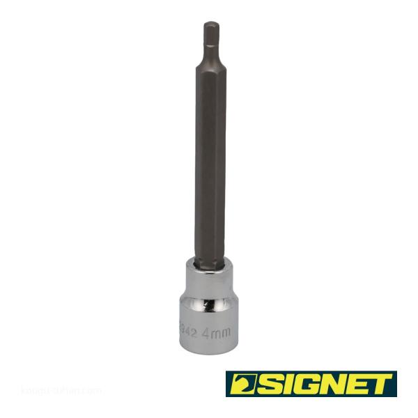 SIGNET 22942 3/8DR 4MM ロングヘックスビットソケット
