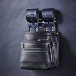 KNICKS ニックス 自在型チェーンタイプコンピ革2段腰袋 KN-201SPDX