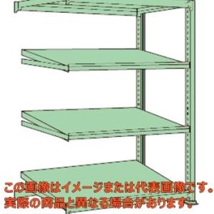 傾斜棚（１５０ｋｇ／段・連結・Ｈ１８００ｍｍ・４段タイプ）　ＭＳＫＴ１８１５Ｓ０４Ｒ【代引不可・配送...
