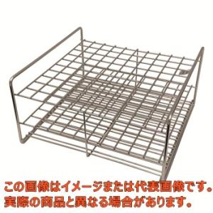 ステンレス試験管立 配列:10×10 サイズ:□17mm【2-9502-23】【アズワン】