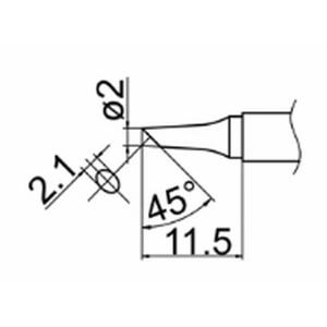 こて先/2BC型【T12-BC2 白 光】