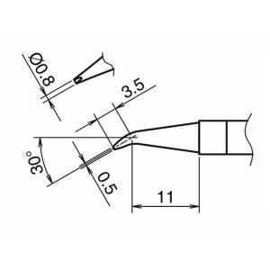 交換こて先　T39シリーズ【T39-JD08】【白  光】｜kougubako