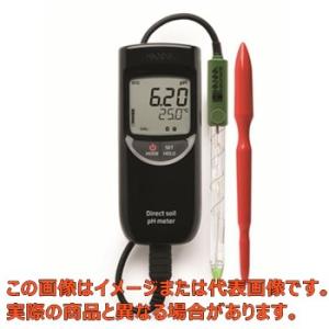 pH/ ℃計 (土壌ダイレクト測定用)1mケーブル【HI 99121D】【ハンナ】