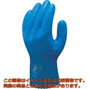 ショーワ　塩化ビニール手袋　Ｎｏ６５２耐油ビニローブ２双パック　ブルー　Ｍサイズ｜kougubako