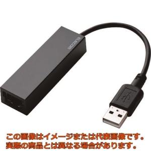 エレコム　ＵＳＢ２．０　ＬＡＮアダプター　Ｔｙｐｅ−Ａ　ブラック｜kougubako