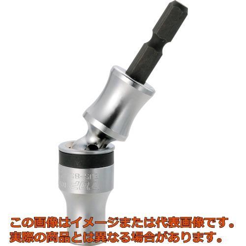 ＴＯＰ　電動ドリル用ユニバーサルショートソケット　対辺８ｍｍ