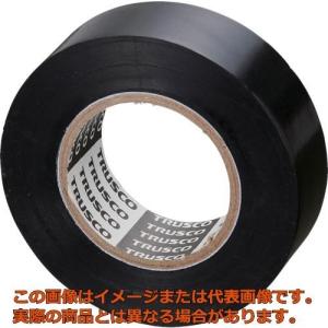 ＴＲＵＳＣＯ　脱鉛タイプビニールテープ　１９ｍｍＸ１０ｍ　１０巻入り　黒｜kougubako