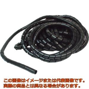 TRUSCO スパイラルチューブ 10m 黒の買取情報