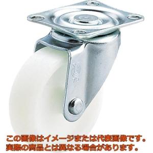 【代引不可・配送日時指定不可】ＴＲＵＳＣＯ　台車用キャスター　Φ１００　ナイロン車　自在