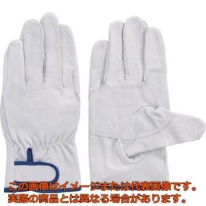 富士グローブ　豚本革手袋（袖口マジックタイプ）　ＥＸ−２３３　白　ＬＬ　当て付｜kougubako
