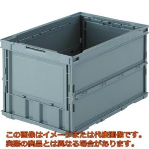 エコン カラーオリコン フタ付き 50L ホワイトグレー