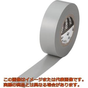 ＴＲＵＳＣＯ　脱鉛タイプ　ビニールテープ　１９Ｘ１０ｍ　灰　１巻｜kougubako