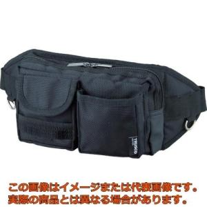 ウエストポーチ ブラック TC-WDP-BK 2ポケット ＴＲＵＳＣＯ