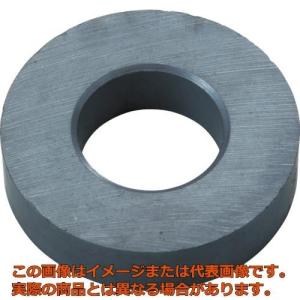 ＴＲＵＳＣＯ　フェライト磁石　丸形・穴あり　外径４５ｍｍＸ厚み１０．５ｍｍ　　１個入