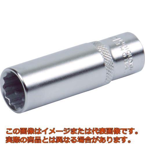 ＴＲＵＳＣＯ　ディープソケット（１２角）　差込角９．５　対辺１７ｍｍ