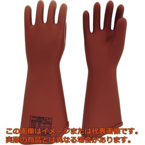 ワタベ　絶縁手袋　高圧ゴム手袋（ＮＵ型・そでぐり有）４１０ｍｍ大