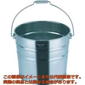 ＴＲＵＳＣＯ　ステンレスバケツ　１８Ｌ　３００ΦＸＨ３４５　取手付