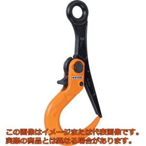 【限界値下げ品】鋼材用（3㌧未満）スーパーロックフック スーパー ロックフック開閉ロック式スイベル付 使用荷重3T : 道具屋