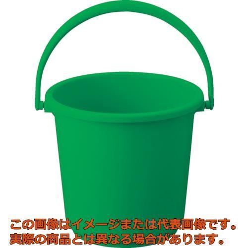 ＴＲＵＳＣＯ　ＰＰカラーバケツ　１０Ｌ　緑