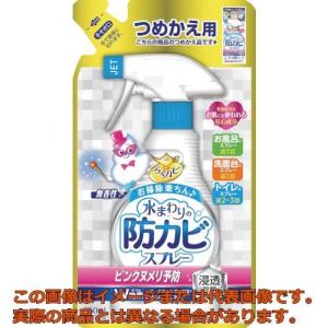 アース　防カビ剤用つめかえ　らくハピ　水まわりの防カビスプレー　ピンクヌメリ予防　無香性　つめかえ用｜kougubako