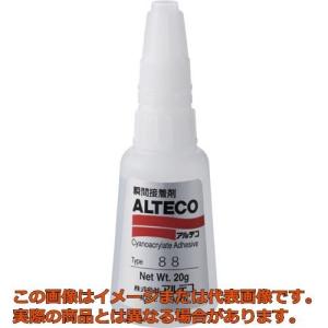 アルテコ　工業用　瞬間接着剤　８８　２０ｇ　（難接着樹脂材用）｜kougubako