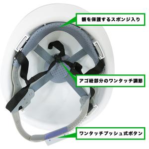 作業用ヘルメット 丸型 大人用 防災ヘルメット...の詳細画像3