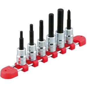 【特価商品】トネ(TONE) ロングヘキサゴンソケットセット(ホルダー付) HH HH410 | 総合工具メーカー、TONE株式会社